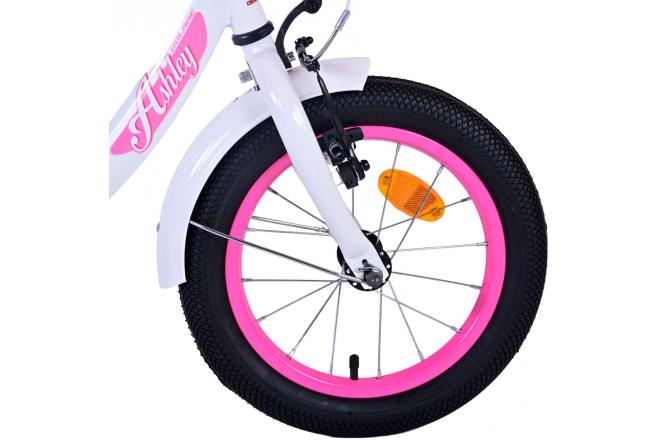 Volare Ashley Kinderfahrrad - Mädchen - 14 Zoll - Weiß