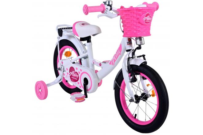 Volare Ashley Kinderfahrrad - Mädchen - 14 Zoll - Weiß