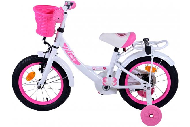 Volare Ashley Kinderfahrrad - Mädchen - 14 Zoll - Weiß