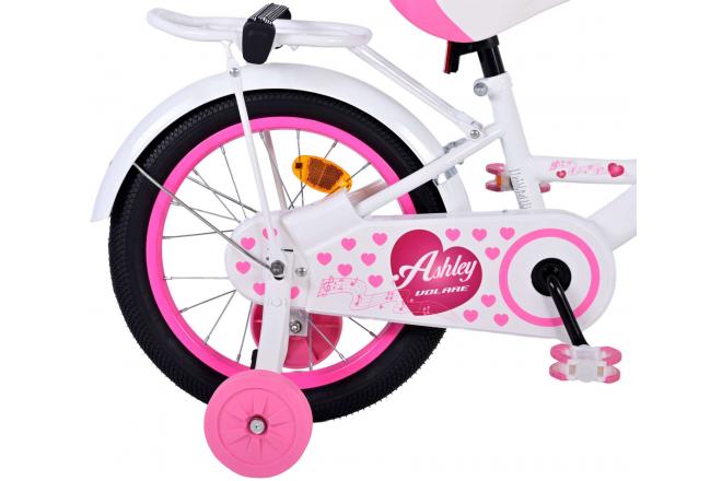 Volare Ashley Kinderfahrrad - Mädchen - 16 Zoll - Weiß