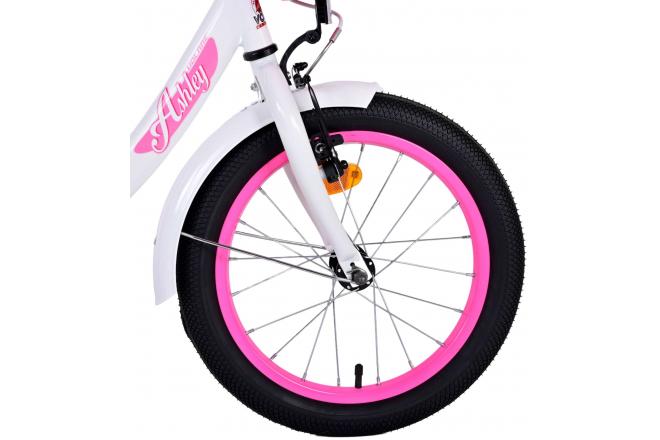 Volare Ashley Kinderfahrrad - Mädchen - 16 Zoll - Weiß