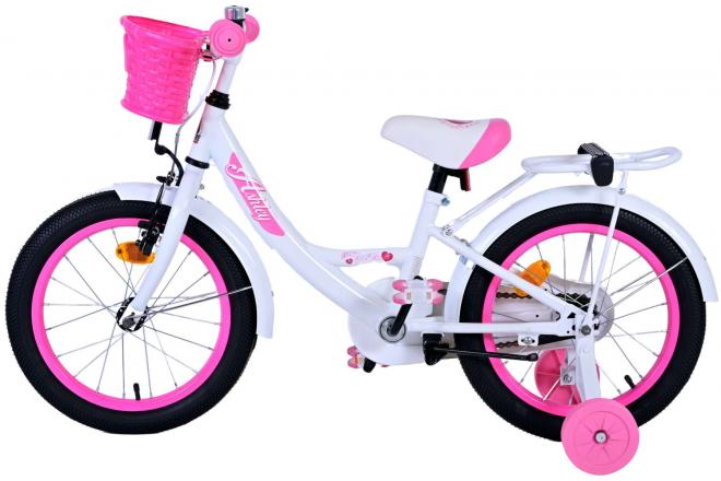 Volare Ashley Kinderfahrrad - Mädchen - 16 Zoll - Weiß