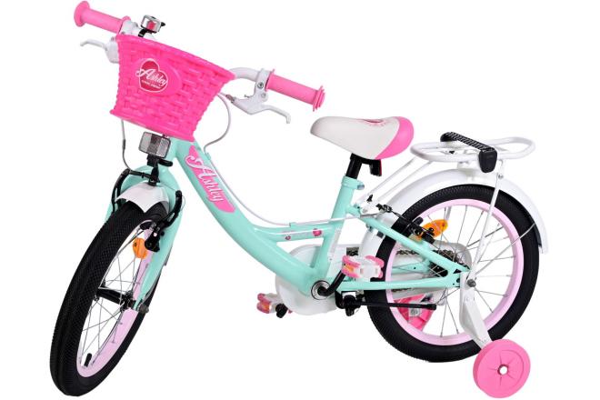 Volare Ashley Kinderfahrrad - Mädchen - 16 Zoll - Grün - Zweihandbremsen