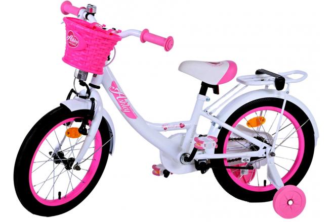 Volare Ashley Kinderfahrrad - Mädchen - 16 Zoll - Weiß