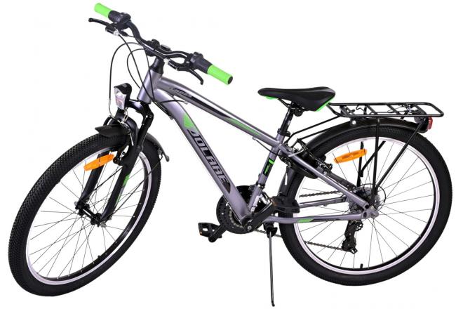 Volare Cross Kinderfahrrad - Jungen - 24 Zoll - dunkelgrau - 18 Gänge