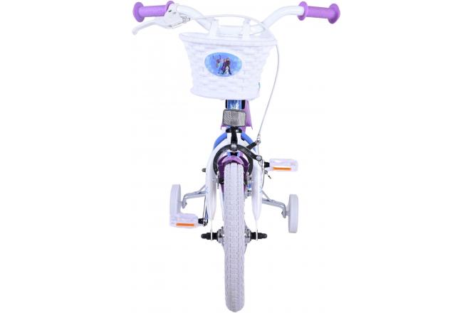 Disney Frozen 2 Kinderfahrrad - Mädchen - 14 inch - Blau / Lila