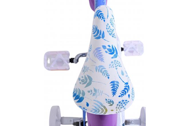 Disney Frozen 2 Kinderfahrrad - Mädchen - 14 inch - Blau / Lila