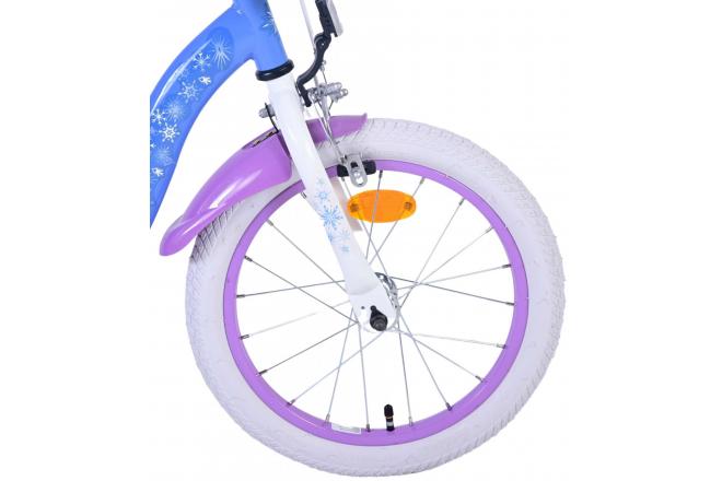 Disney Frozen 2 Kinderfahrrad - Mädchen - 16 Zoll - Blau / Lila