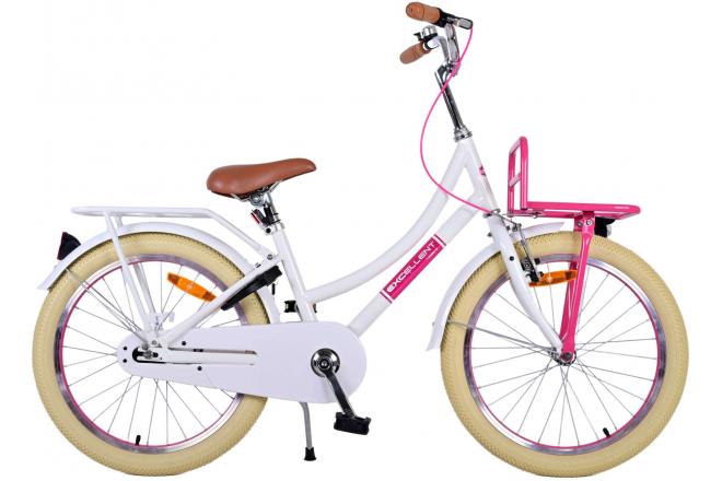 Volare Excellent Kinderfahrrad - Mädchen - 20 Zoll - Weiß