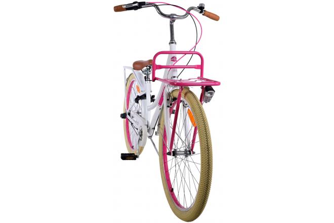 Volare Excellent Kinderfahrrad - Mädchen - 26 Zoll - Weiß - Shimano Nexus 3 Gänge