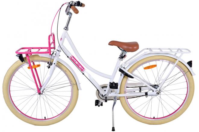 Volare Excellent Kinderfahrrad - Mädchen - 26 Zoll - Weiß - Shimano Nexus 3 Gänge