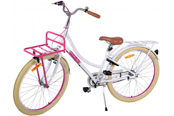 Volare Excellent Kinderfahrrad - Mädchen - 26 Zoll - Weiß - Shimano Nexus 3 Gänge