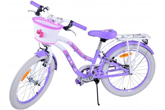 Volare Lovely Kinderfahrrad - Mädchen - 20 Zoll - Lila - Zweihandbremsen