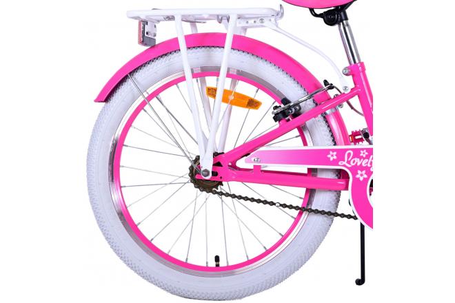 Volare Lovely Kinderfahrrad - Mädchen - 20 Zoll - Rosa Zwei Handbremsen