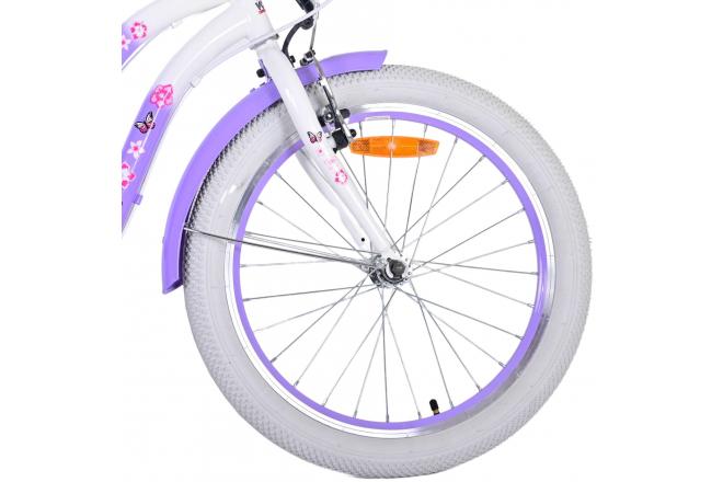 Volare Lovely Kinderfahrrad - Mädchen - 20 Zoll - Lila - 6 Gänge