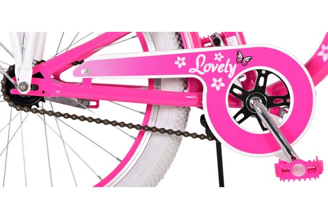 Volare Lovely Kinderfahrrad - Mädchen - 20 Zoll - Rosa