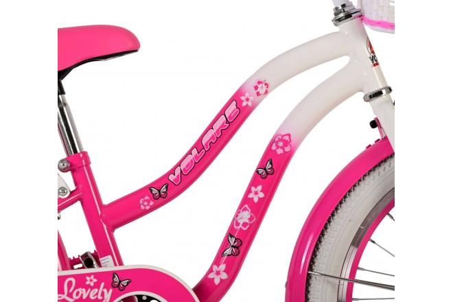 Volare Lovely Kinderfahrrad - Mädchen - 20 Zoll - Rosa