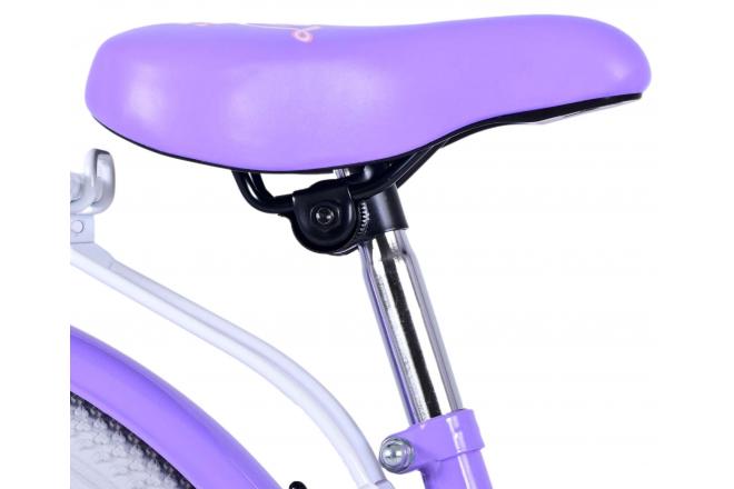 Volare Lovely Kinderfahrrad - Mädchen - 20 Zoll - Lila - Zweihandbremsen