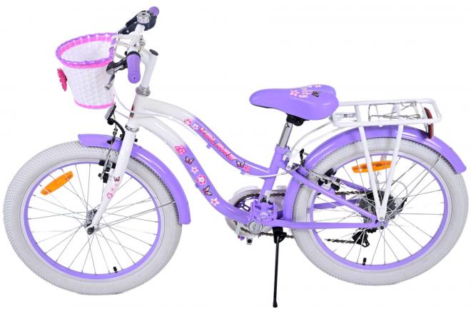 Volare Lovely Kinderfahrrad - Mädchen - 20 Zoll - Lila - 6 Gänge