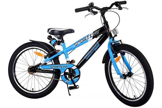 Volare Sportivo Kinderfahrrad - Jungen - 20 Zoll - Blau - Zweihandbremsen