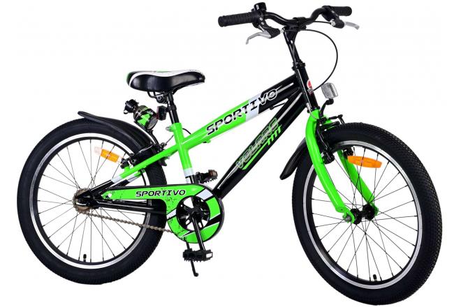 Volare Sportivo Kinderfahrrad - Jungen - 20 Zoll - Grün - Zweihandbremsen