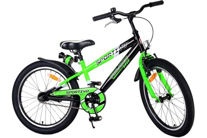 Volare Sportivo Kinderfahrrad - Jungen - 20 Zoll - Grün