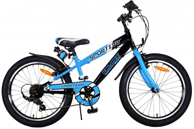 Volare Sportivo Kinderfahrrad - Jungen - 20 Zoll - Blau - 7 Gänge