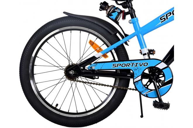 Volare Sportivo Kinderfahrrad - Jungen - 20 Zoll - Blau