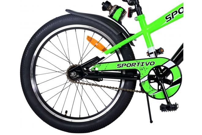 Volare Sportivo Kinderfahrrad - Jungen - 20 Zoll - Grün