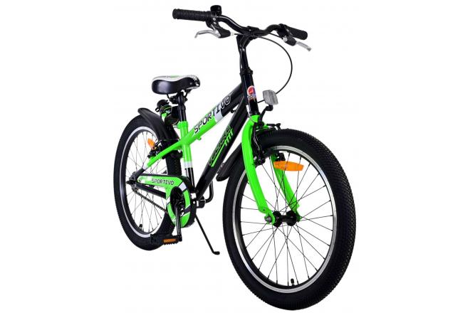 Volare Sportivo Kinderfahrrad - Jungen - 20 Zoll - Grün - Zweihandbremsen