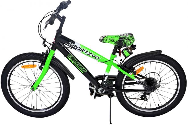 Volare Sportivo Kinderfahrrad - Jungen - 20 Zoll - Grün - 7 Gänge