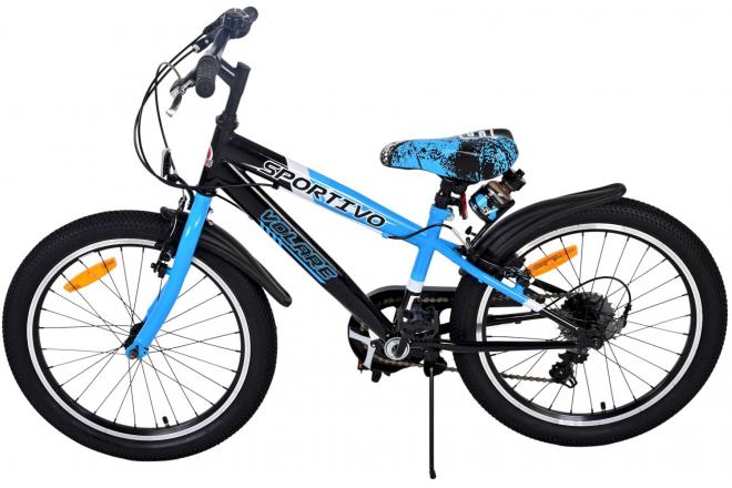 Volare Sportivo Kinderfahrrad - Jungen - 20 Zoll - Blau - 7 Gänge