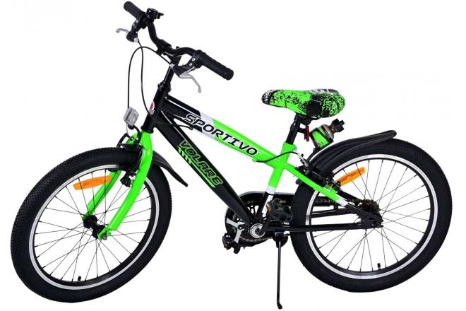 Volare Sportivo Kinderfahrrad - Jungen - 20 Zoll - Grün - Zweihandbremsen