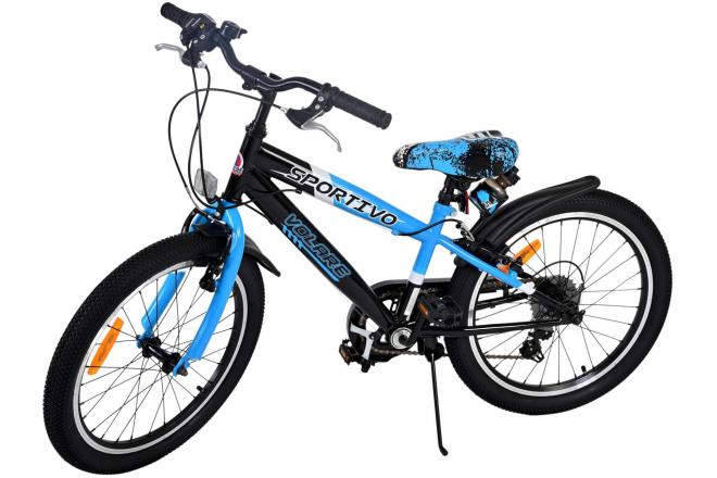 Volare Sportivo Kinderfahrrad - Jungen - 20 Zoll - Blau - 7 Gänge