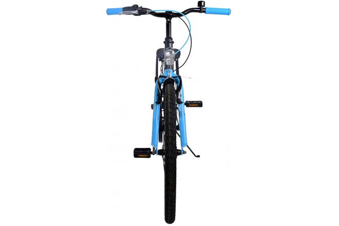 Volare Thombike Kinderfahrrad - Jungen - 24 Zoll - Schwarz Blau - 3 Gänge