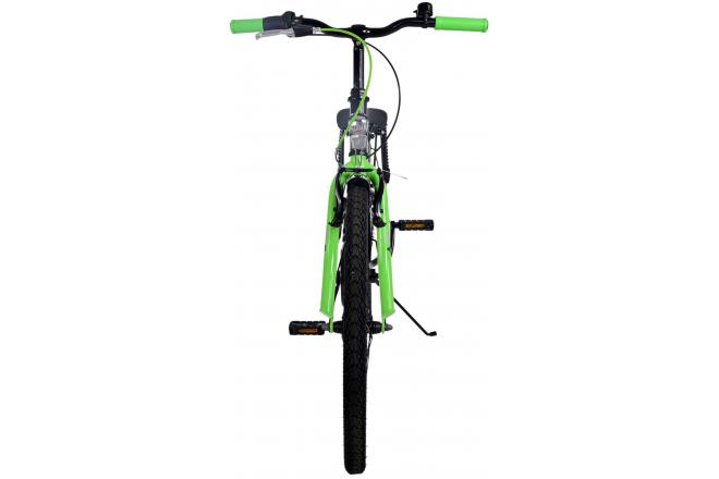 Volare Thombike Kinderfahrrad - Jungen - 24 Zoll - Grün Schwarz - 3 Gänge