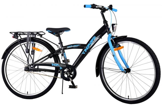 Volare Thombike Kinderfahrrad - Jungen - 26 Zoll - Schwarz Blau - 3 Gänge