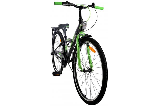 Volare Thombike Kinderfahrrad - Jungen - 26 Zoll - Schwarz Grün - 3 Gänge