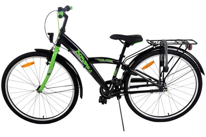 Volare Thombike Kinderfahrrad - Jungen - 26 Zoll - Schwarz Grün - 3 Gänge