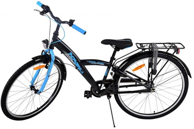 Volare Thombike Kinderfahrrad - Jungen - 26 Zoll - Schwarz Blau - 3 Gänge