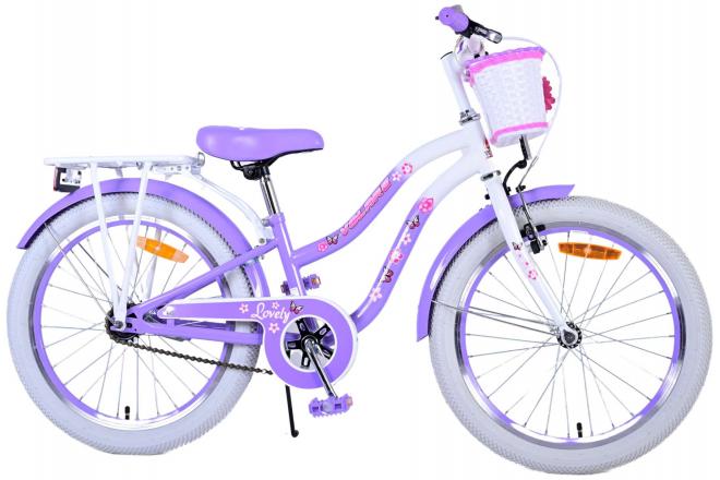 Volare Lovely Kinderfahrrad - Mädchen - 20 Zoll - Lila