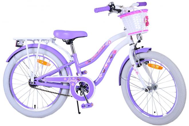 Volare Lovely Kinderfahrrad - Mädchen - 20 Zoll - Lila