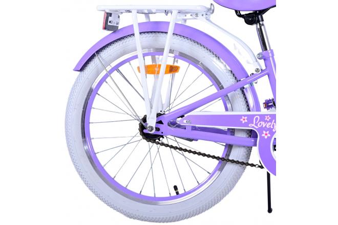 Volare Lovely Kinderfahrrad - Mädchen - 20 Zoll - Lila