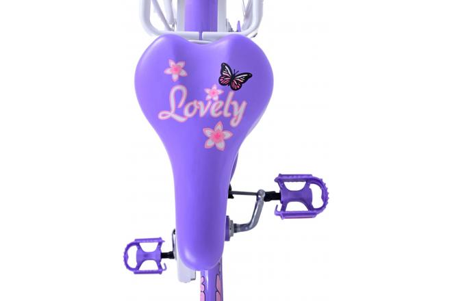 Volare Lovely Kinderfahrrad - Mädchen - 20 Zoll - Lila