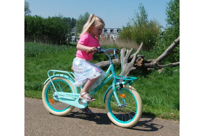 Volare Excellent Kinderfahrrad - Mädchen - 16 Zoll - Grün - 95% montiert