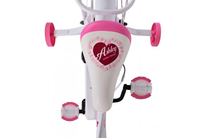 Volare Ashley Kinderfahrrad - Mädchen - 18 Zoll - Weiß - Zweihandbremsen