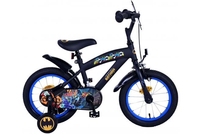 Batman Kinderfahrrad - Jungen - 14 Zoll - Schwarz