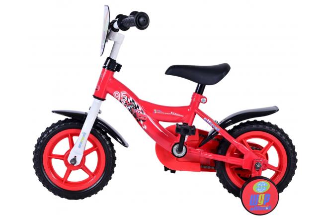 Disney Cars Kinderfahrrad - Jungen - 10 Zoll - Rot - Fester Gang