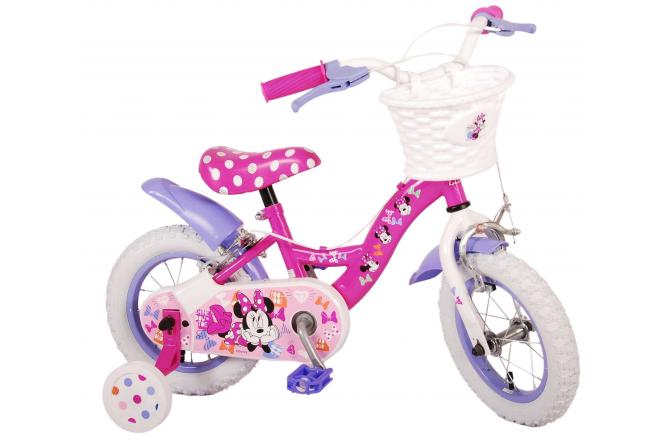 Disney Minnie Cutest Ever! Kinderfahrrad - Mädchen - 12 Zoll - Rosa - Zweihandbremsen