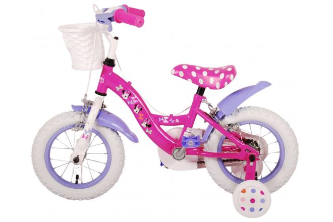 Disney Minnie Cutest Ever! Kinderfahrrad - Mädchen - 12 Zoll - Rosa - Zweihandbremsen